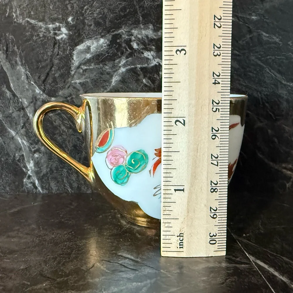 Tea Cup with Chinese Dragon and Phoenix
